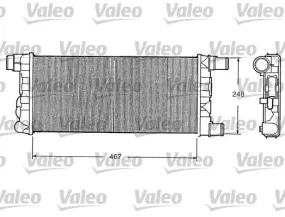 Radiateur, refroidissement du moteur VALEO 730520 